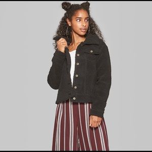 Black Teddy Bear Jacket